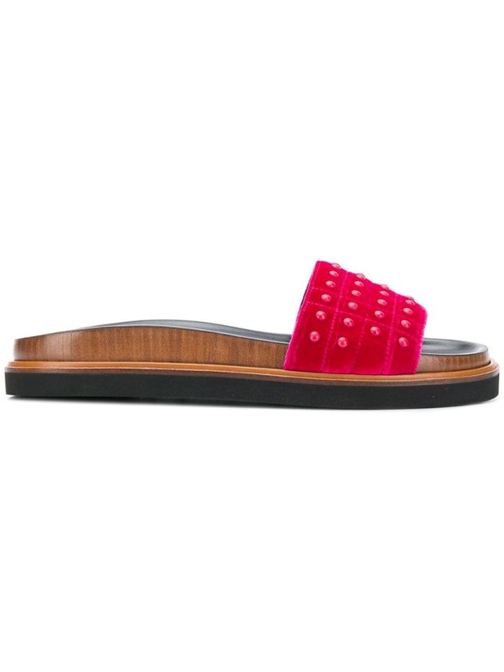 Tod's Studded Slides - Pink