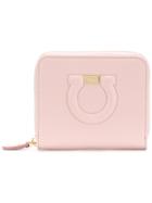 Salvatore Ferragamo Gancio Zipped Wallet - Pink & Purple