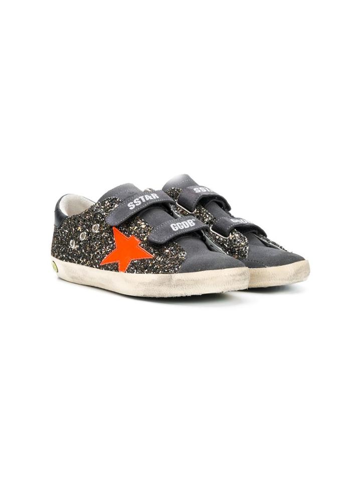 Golden Goose Deluxe Brand Kids Old School Star Sneakers - Metallic