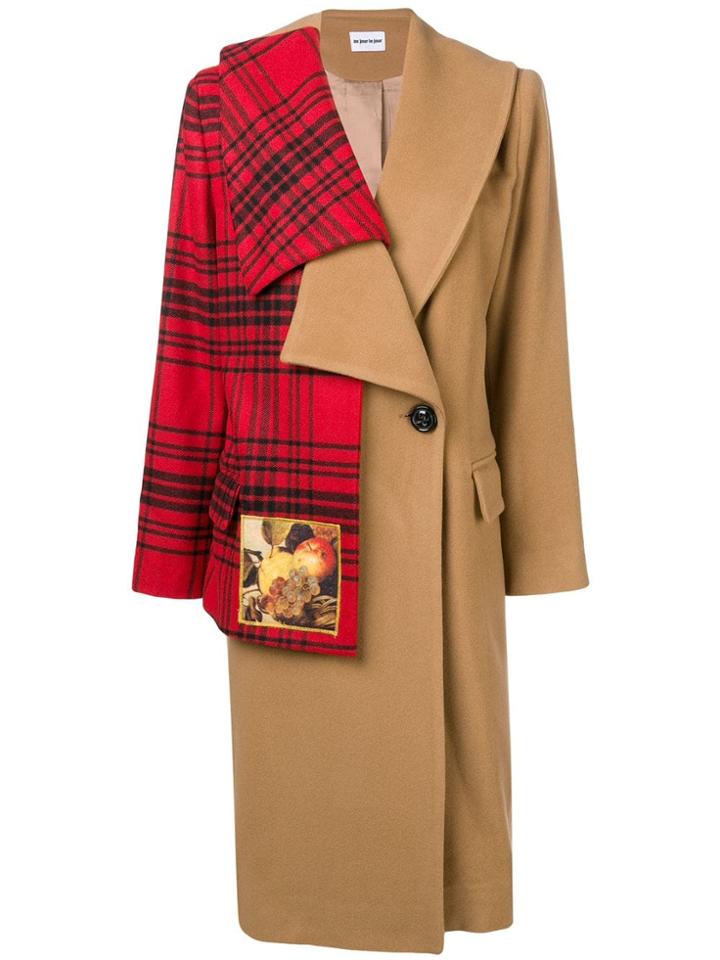 Au Jour Le Jour Wool Hybrid Coat - Nude & Neutrals