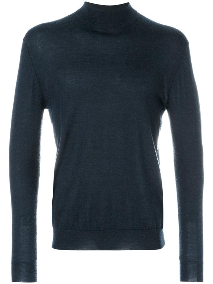 N.peal Turtle Neck Jumper - Blue