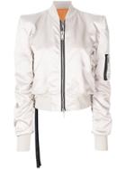 Unravel Project Boxy Bomber Jacket - Nude & Neutrals