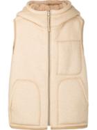 Yohji Yamamoto Zipped Vest, Men's, Size: 3, White, Cotton
