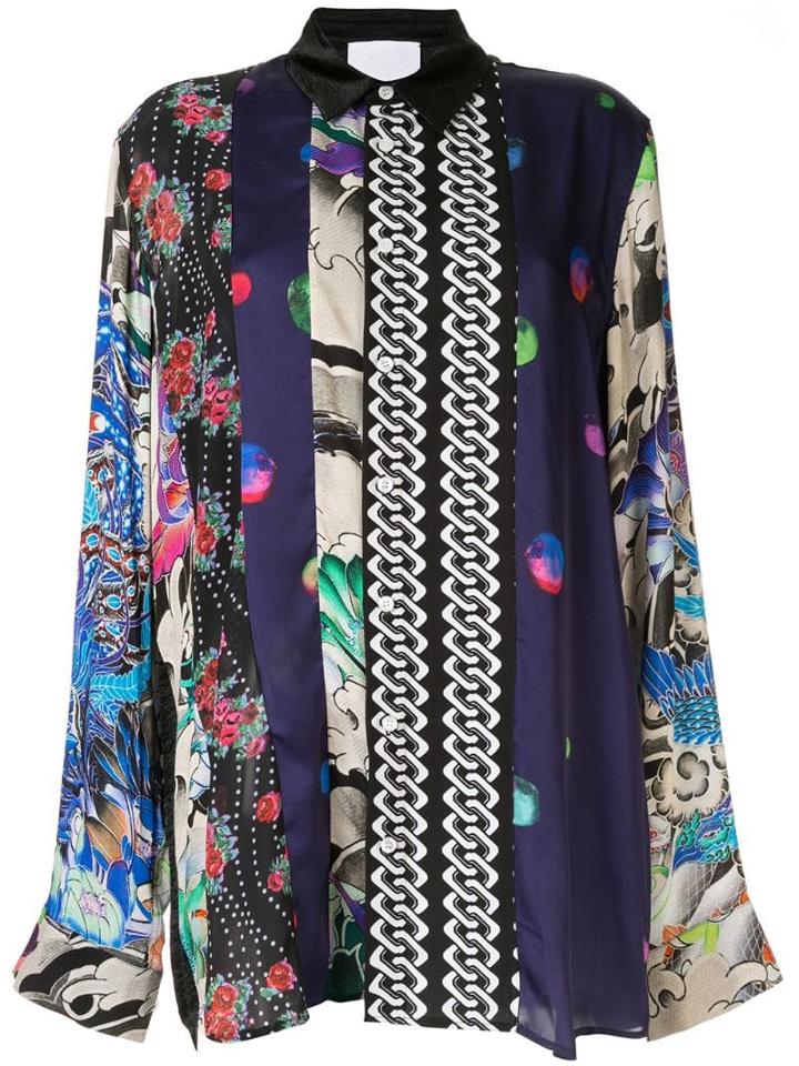 Koché Print Mix Shirt - Multicolour