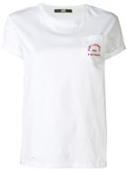 Karl Lagerfeld Embroidered Logo T-shirt - White