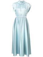 Adam Lippes Flared Midi Dress - Blue