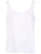 Mara Mac Linen Zipped Top - White