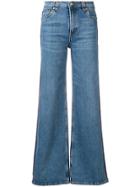 Etro Jacquard Ribbon Jeans - Blue