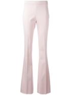 Giambattista Valli Tailored Flared Trousers, Women's, Size: 44, Pink/purple, Cotton/spandex/elastane/viscose/acetate