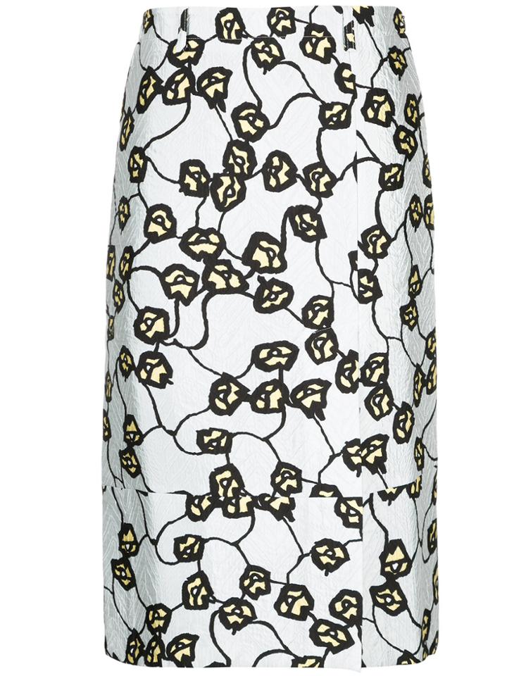 Marni Floral Over-the-knee Skirt - Unavailable