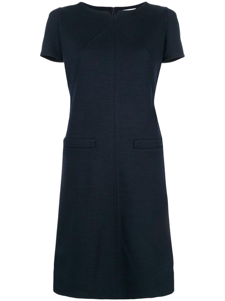 Courrèges Flared Short Dress - Blue