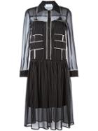 Christian Wijnants 'dalla' Dress, Women's, Size: 40, Black, Silk/polyester/viscose/lyocell