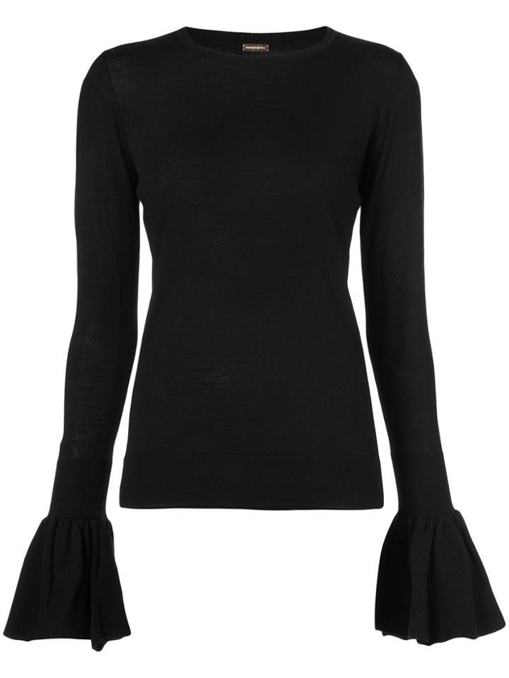 Adam Lippes Bell Sleeve Jumper - Black