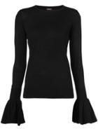 Adam Lippes Bell Sleeve Jumper - Black