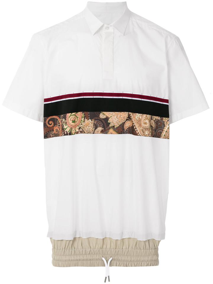 Nycole Patch Detail Polo Shirt - White
