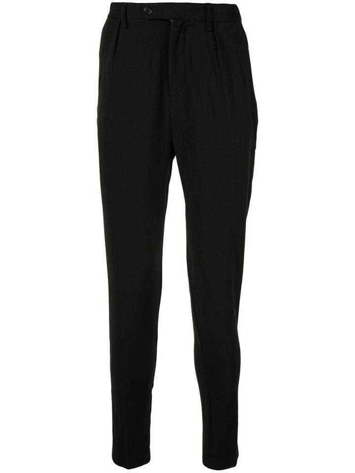 Loveless Pleated Tailored Trousers - Black