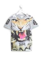 Diesel Kids Tiger Print T-shirt