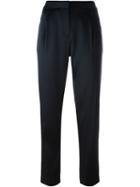 T By Alexander Wang Cropped Satin Trousers