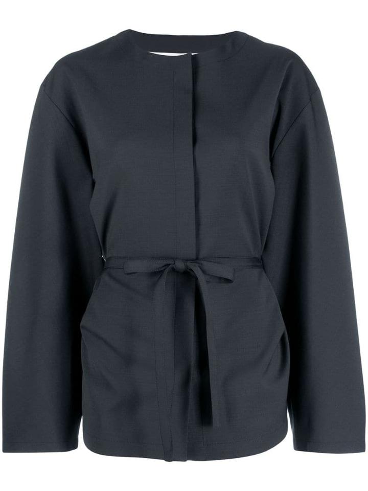 Le 17 Septembre Belted Blouse - Grey