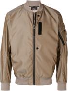 Stone Island Shadow Project Zipped Bomber Jacket - Brown