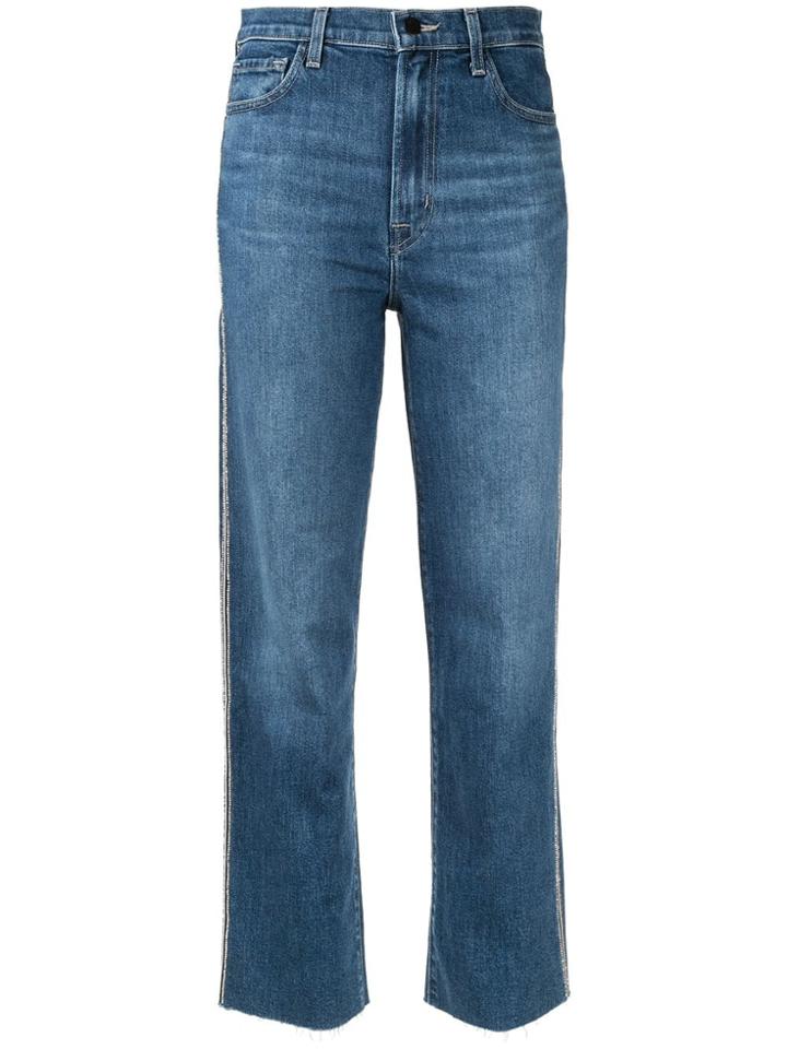J Brand Jules High-rise Jeans - Blue