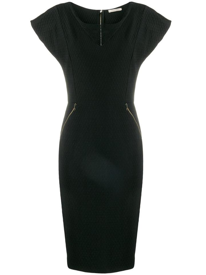 Nina Ricci Pre-owned Mesh Panel Dress - Black