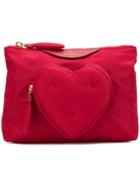 Anya Hindmarch Heart Clutch - Red