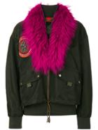 Mr & Mrs Italy Back Pockets Bomber Jacket - Green