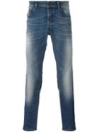 Diesel 'sleenker' Jeans, Men's, Size: 34, Blue, Cotton/polyester/spandex/elastane