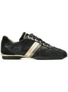 Dolce & Gabbana Vintage Lace-up Scaled Sneakers - Black