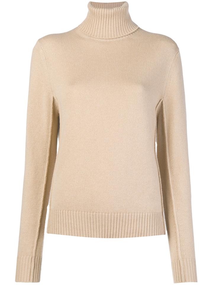 Chloé Cashmere Knit Sweater - Nude & Neutrals