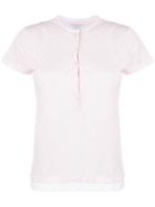 Majestic Filatures Button T-shirt - Pink