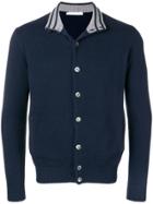 Cenere Gb Buttoned Up Cardigan - Blue