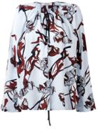 Dorothee Schumacher - Printed Blouse - Women - Silk/viscose - 2, Blue, Silk/viscose