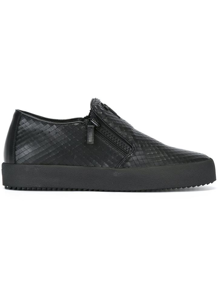 Giuseppe Zanotti Design Double Zip Sneaker