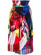 Versace Fringe Skirt - Yellow