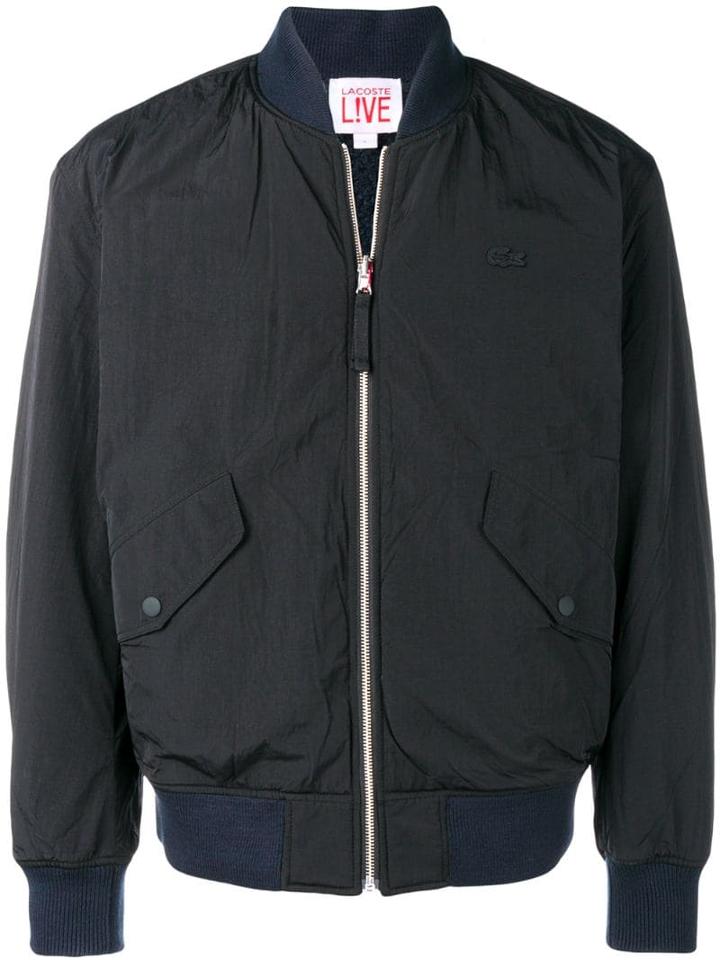 Lacoste Reversible Bomber Jacket - Black