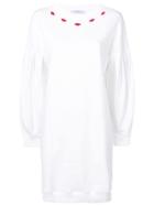 Vivetta Padova Sweatshirt Dress - White