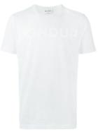 Dondup Tonal Logo Print T-shirt, Men's, Size: Xxl, White, Cotton