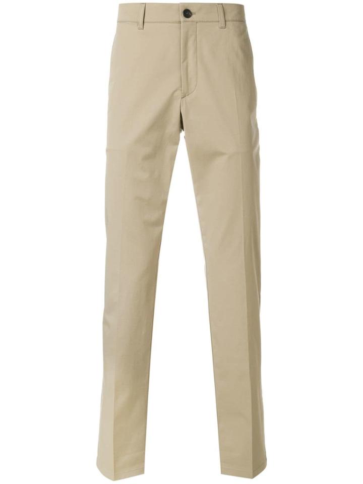 Prada Cropped Trousers - Neutrals