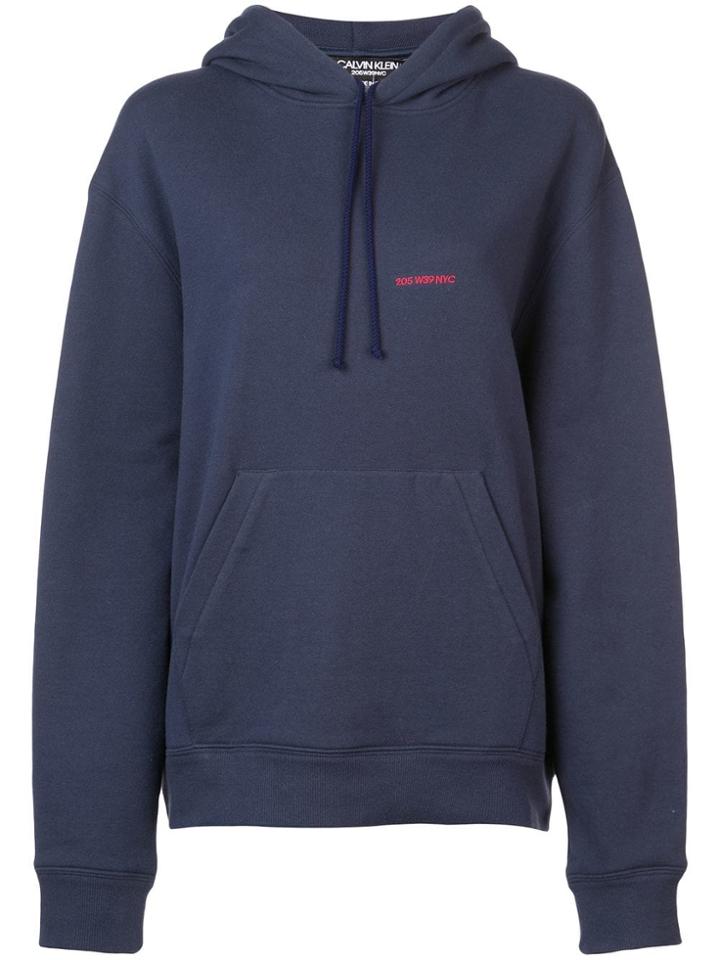 Calvin Klein 205w39nyc Logo Hoodie - Blue