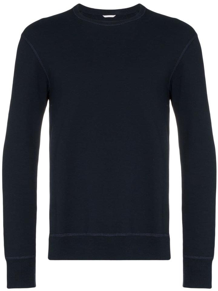 Reigning Champ Terry Crew Neck Sweatshirt - Blue