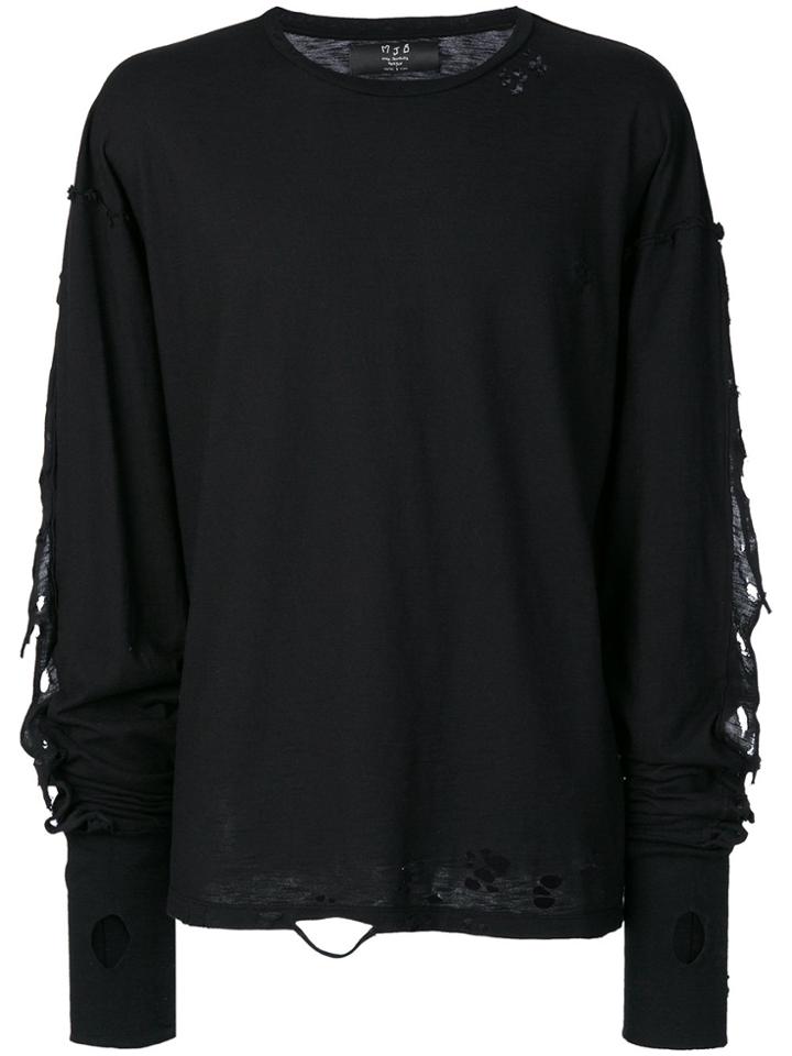Mjb Distressed Top - Black