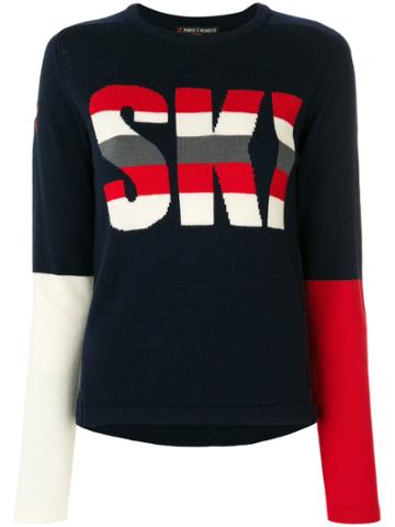 Perfect Moment Ski Sweater - Blue