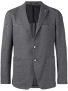 Tagliatore - Woven Blazer - Men - Cotton/cupro - 48, Blue, Cotton/cupro