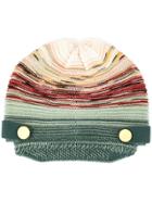 Missoni Knit Hat With Brim - Green