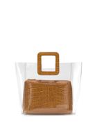 Staud Embossed Details Tote - Brown
