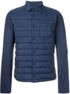Herno Buttoned Padded Jacket, Men's, Size: 52, Blue, Polyamide/polyester/polyurethane