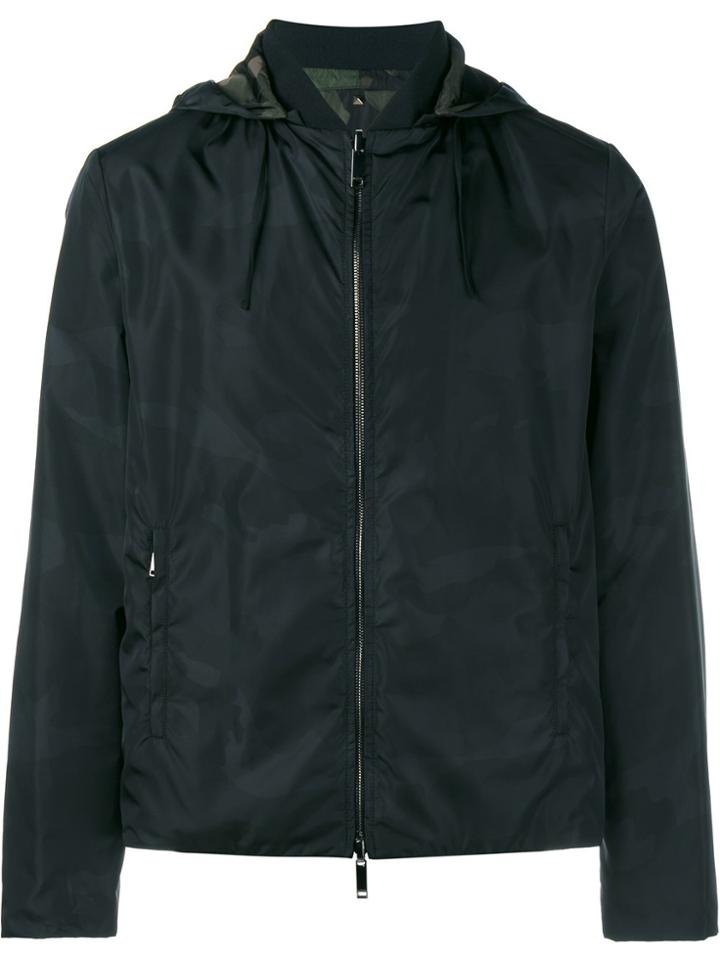 Valentino Reversible Camouflage Jacket - Black