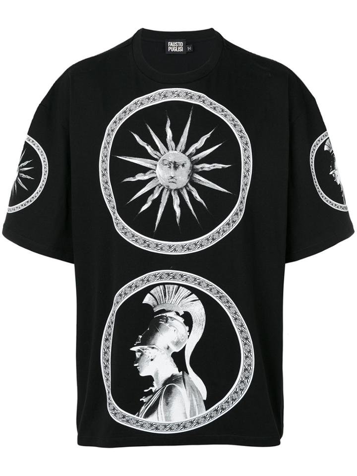 Fausto Puglisi Printed T-shirt - Black